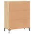 Aparador de madera de ingeniería roble Sonoma 69,5x34x90
