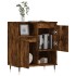 Aparador madera contrachapada color roble ahumado 60x35x70