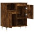 Aparador madera contrachapada color roble ahumado 60x35x70
