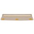 Alfombras de peldaños de escalera 15 uds dorado 65x21x4