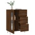 Aparador de madera de ingeniería marrón roble 69,5x34x90