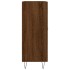 Aparador de madera de ingeniería marrón roble 69,5x34x90