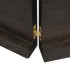 Tablero mesa madera tratada borde vivo marrón 200x40x(2-4)