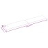 Tablero mesa madera tratada borde vivo marrón 200x40x(2-4)