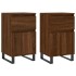 Aparadores 2 uds madera de ingeniería marrón roble 40x35x70