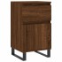 Aparadores 2 uds madera de ingeniería marrón roble 40x35x70