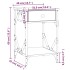 Mesitas de noche 2 uds madera contrachapada gris 40x42x60