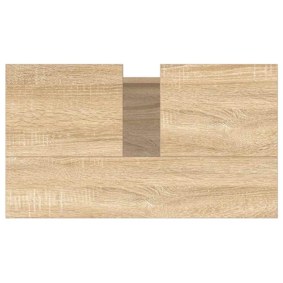 Armario de baño madera de ingeniería roble Sonoma 58x33x60