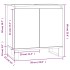 Armario de baño madera de ingeniería roble Sonoma 58x33x60