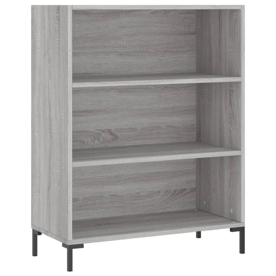 Estantería madera de ingeniería gris Sonoma 69,5x32,5x90