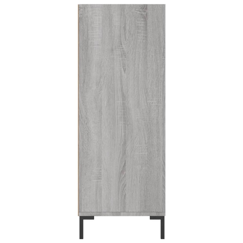 Estantería madera de ingeniería gris Sonoma 69,5x32,5x90