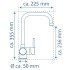 EISL Grifo mezclador de fregadero FUTURA