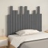 Cabecero de cama de pared madera maciza pino gris 95,5x3x80