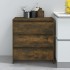 Aparador madera contrachapada color roble ahumado 70x41x75