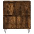 Aparador madera contrachapada color roble ahumado 60x35x70