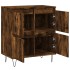 Aparador madera contrachapada color roble ahumado 60x35x70