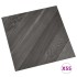 Lamas para suelo autoadhesivas 55 uds PVC gris rayas 5,11