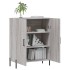 Aparador de madera de ingeniería gris Sonoma 69,5x34x90