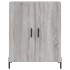 Aparador de madera de ingeniería gris Sonoma 69,5x34x90
