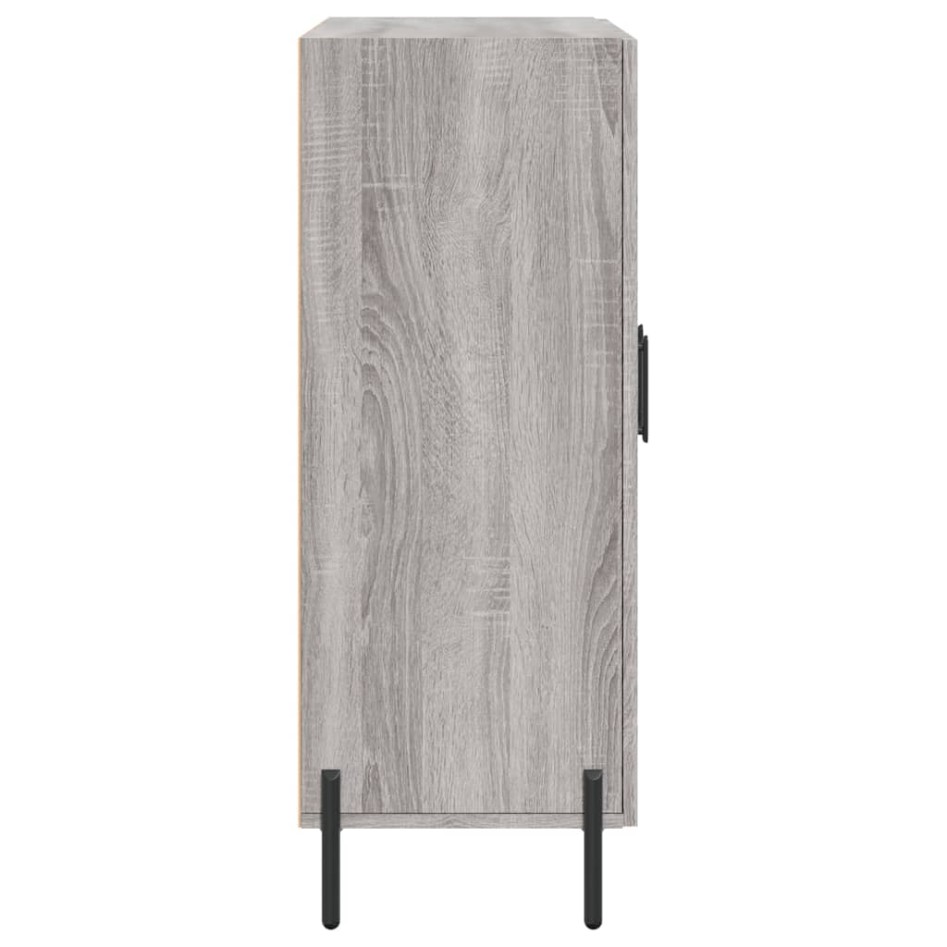 Aparador de madera de ingeniería gris Sonoma 69,5x34x90