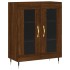 Aparador de madera de ingeniería marrón roble 69,5x34x90