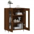 Aparador de madera de ingeniería marrón roble 69,5x34x90