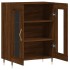 Aparador de madera de ingeniería marrón roble 69,5x34x90