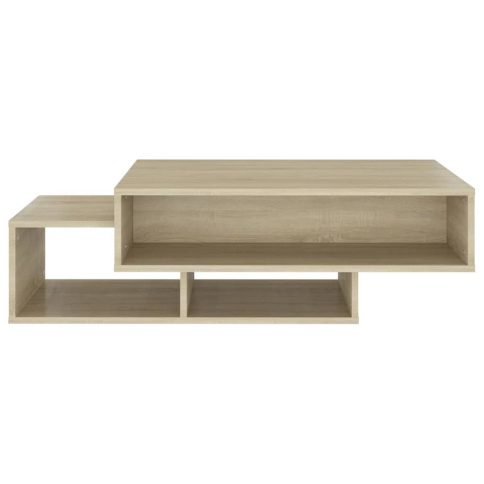 Mesa de centro madera contrachapada roble Sonoma 105x55x32