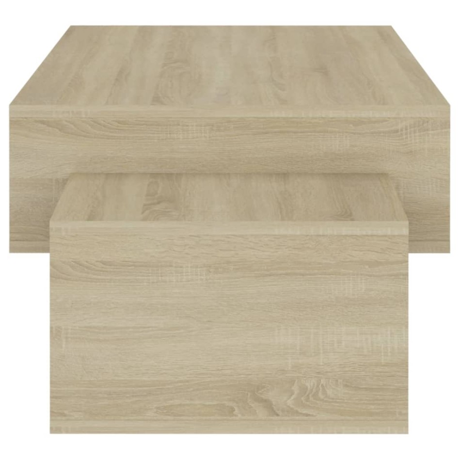 Mesa de centro madera contrachapada roble Sonoma 105x55x32