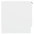 Mueble de TV madera contrachapada blanco 102x35x36,5