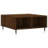Mesa de centro madera de ingeniería roble marrón 60x60x30