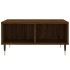 Mesa de centro madera de ingeniería roble marrón 60x60x30