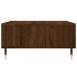 Mesa de centro madera de ingeniería roble marrón 60x60x30