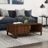 Mesa de centro madera de ingeniería roble marrón 90x60x35