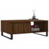 Mesa de centro madera de ingeniería roble marrón 90x60x35