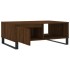Mesa de centro madera de ingeniería roble marrón 90x60x35