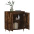 Aparador madera contrachapada color roble ahumado 60x35x70