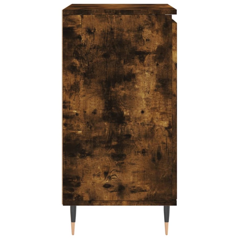 Aparador madera contrachapada color roble ahumado 60x35x70
