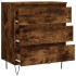 Aparador madera contrachapada color roble ahumado 60x35x70