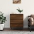 Aparador madera contrachapada marrón roble 60x35x70