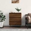 Aparador madera contrachapada marrón roble 60x35x70 cm