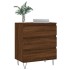 Aparador madera contrachapada marrón roble 60x35x70