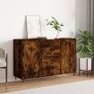 Aparador de madera de ingeniería roble ahumado 104x35x70 cm
