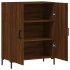 Aparador de madera de ingeniería marrón roble 69,5x34x90