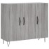 Aparador de madera de ingeniería gris Sonoma 90x34x80