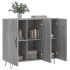 Aparador de madera de ingeniería gris Sonoma 90x34x80
