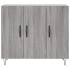 Aparador de madera de ingeniería gris Sonoma 90x34x80