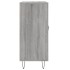Aparador de madera de ingeniería gris Sonoma 90x34x80