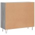 Aparador de madera de ingeniería gris Sonoma 90x34x80