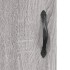 Aparador de madera de ingeniería gris Sonoma 90x34x80
